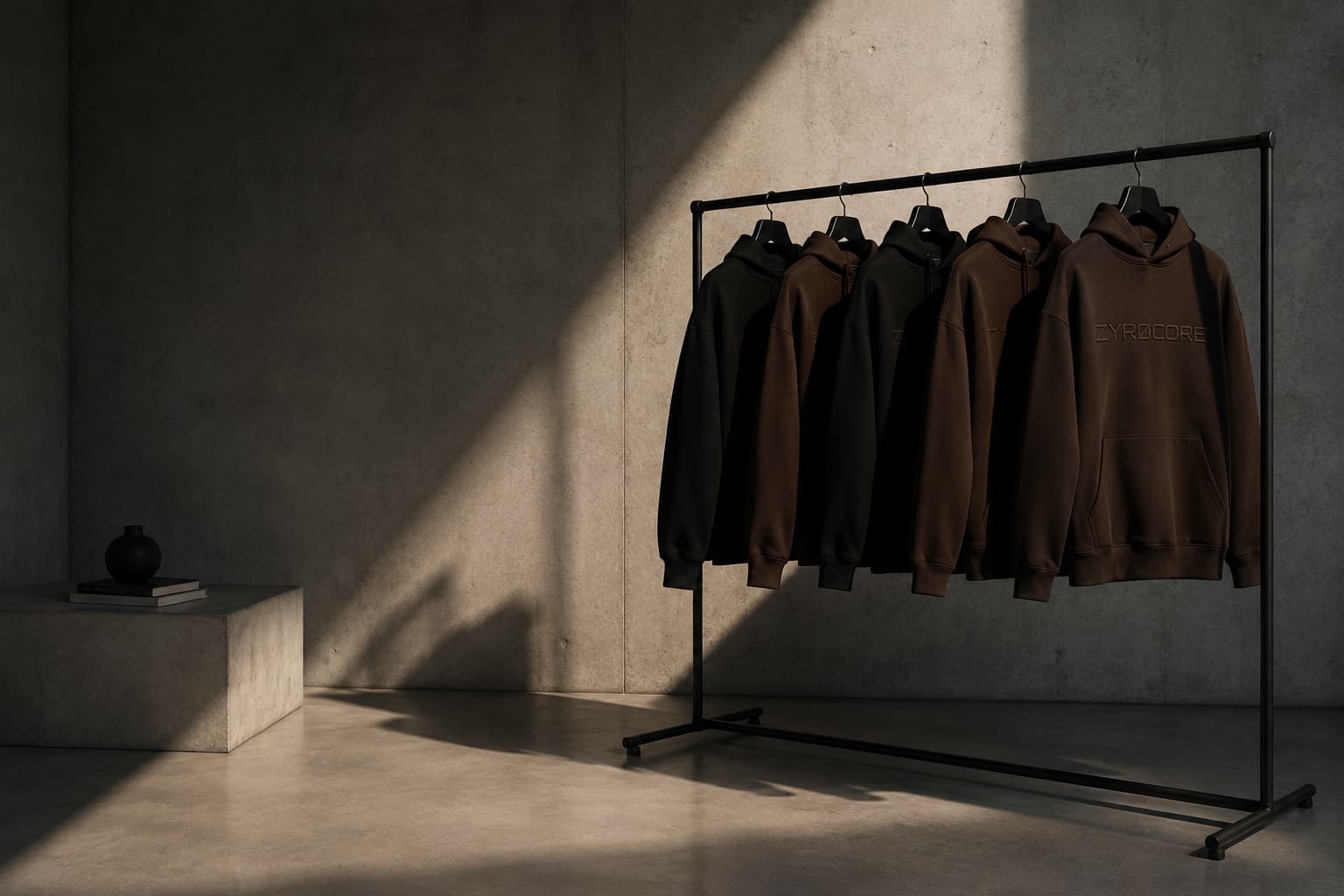 ZYRØCORE minimalist lifestyle showroom